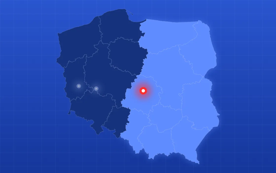 Region oddziału Łódź