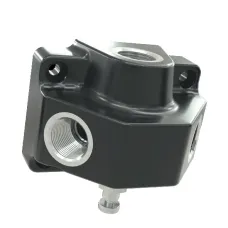 Blok 2-wyjściowe, przyłącze wejścia G 1/2”; przyłącza wyjścia 2xG 1/2” - Alusic