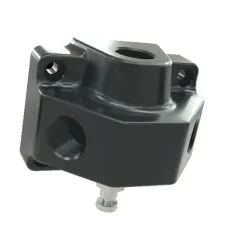 Blok 2-wyjściowy, przyłącze wejściowe G 1/2”; przyłącza wyjściowe 2xG 1/2” - Alusic